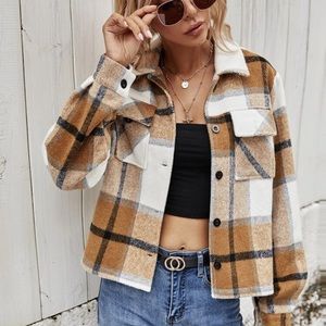 Shein plaid jacket